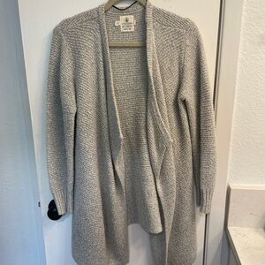 Volcom Cozy Gray Open Front Cardigan